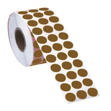 Tanex 20 mm 2500 Adet Kraft Nokta Etiket