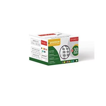 Tanex 30 mm 500 Adet Silver Nokta Etiket