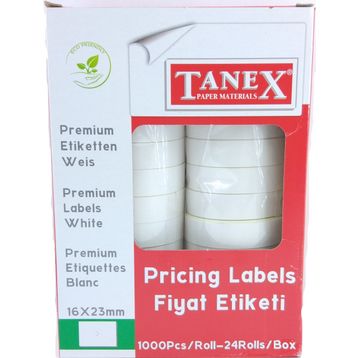 Tanex 6600 16x23 24'lü Çift Haneli Etiket