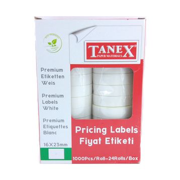 Tanex 6600 16x23 24'lü Çift Haneli Etiket