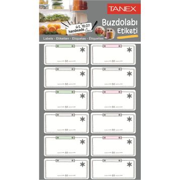 Tanex MTC-401 2'li Buzdolabı Etiketi