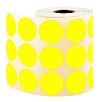 Tanex Sarı 30 mm 6 Rulo Nokta Etiketi