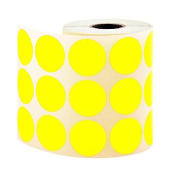 Tanex Sarı 30 mm 6 Rulo Nokta Etiketi