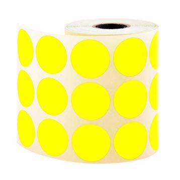 Tanex Sarı 30 mm 6 Rulo Nokta Etiketi