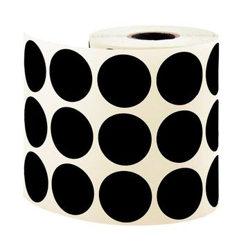 Tanex Siyah 30 mm 6 Rulo Nokta Etiketi