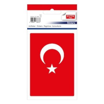 Tanex STC-266 Bayrak 2 Adet Etiket