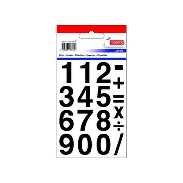 Tanex STC-425 Şeffaf Harf 2 Adet Etiket