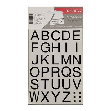 Tanex STC-511 20 mm 2'li Regular Harf Etiketi