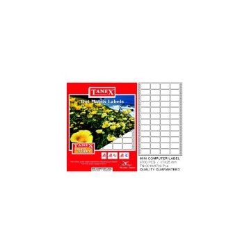 Tanex TN001610 6'lı Printer Etiket