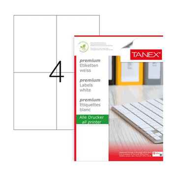 Tanex TW-2204 Lazer Etiket
