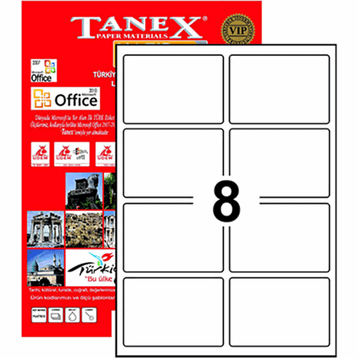 Tanex TW-2308 95,5x65,5 mm Laser Etiket