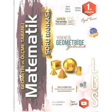 Tanım Yayınları LGS 8. Sınıf Geometri ve Ölçme Tabanlı Matematik Soru Bankası