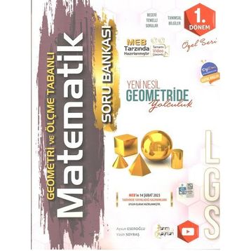 Tanım Yayınları LGS 8. Sınıf Geometri ve Ölçme Tabanlı Matematik Soru Bankası