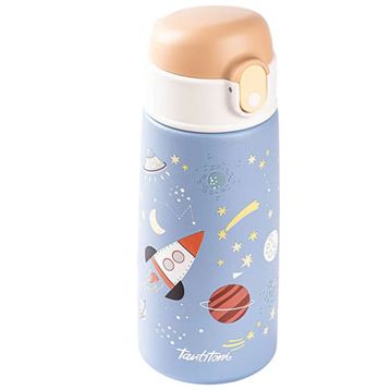 Tantitoni 025-01 Mavi 480 ml Paslanmaz Çelik Çocuk Termosu