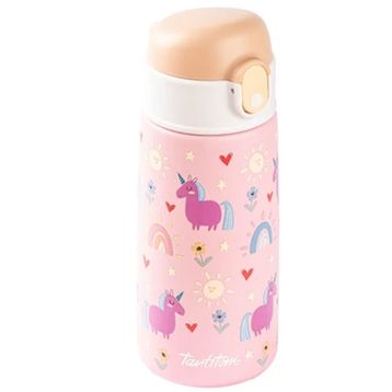 Tantitoni 025-01 Pembe 480 ml Askılı Paslanmaz Çelik Çocuk Termosu