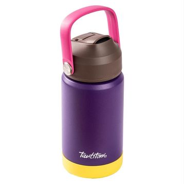 Tantitoni 025-01-Tutamaçlı 350 ml Mor Paslanmaz Çelik Pipetli Termos