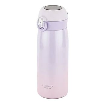 Tantitoni 400 ml Mor Paslanmaz Çelik Isı Göstergeli Termos