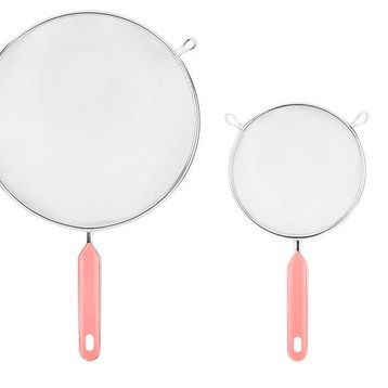 Tantitoni Açık Pembe Paslanmaz Çelik Süzgeç