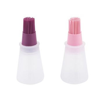 Tantitoni Açık Pembe ve Vişne Silikon 11.6 cm Fırça Seti