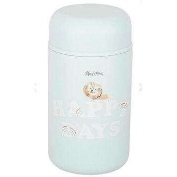 Tantitoni GINGER FY-LA009-M Mavi Desenli Paslanmaz Çelik Çocuk 400 ml Yemek Termosu