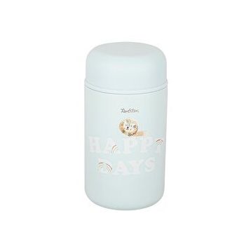 Tantitoni GINGER FY-LA009-M Mavi Desenli Paslanmaz Çelik Çocuk 400 ml Yemek Termosu