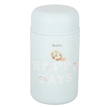 Tantitoni GINGER FY-LA009-M Mavi Desenli Paslanmaz Çelik Çocuk 400 ml Yemek Termosu