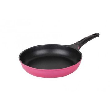 Tantitoni Pembe 28 cm Döküm Yanmaz Yapışmaz Kaplamalı Tava