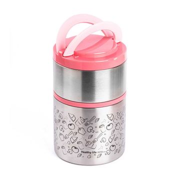 Tantitoni Tedemei Pembe 2 Katlı 930 ml Termos