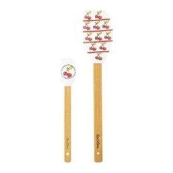 Tantitoni Vişne Desenli 2'li Silikon Spatula Seti