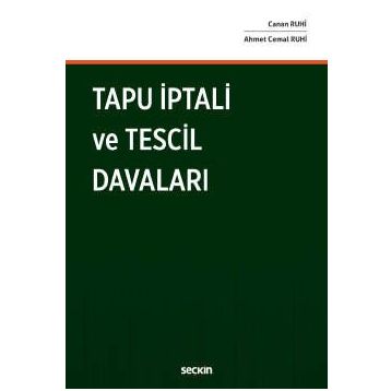 Tapu İptali ve Tescil Davaları - Turan Çinar