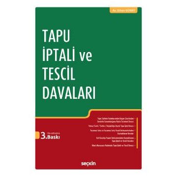 Tapu İptali ve Tescil Davaları - Turan Çinar