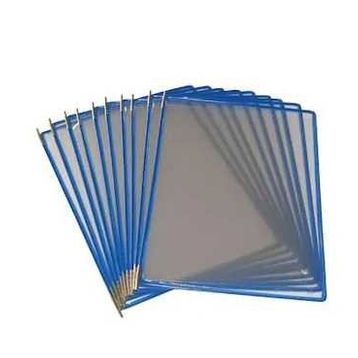 Tarifold 114001 Plastik A4 Mavi Kenarlı 10 Tangy Mafsallı Poşet Dosya