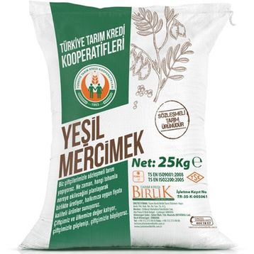 Tarım Kredi 6 mm 25 kg Yeşil Mercimek