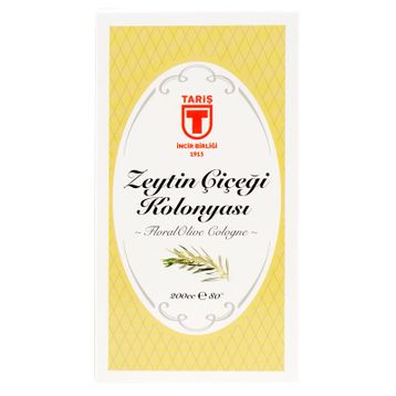 Tariş 200 ml Cam Şişe Zeytin Çiçeği Kolonyası