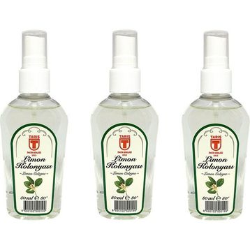 Tariş 3 x 80 ml Sprey Limon Kolonyası