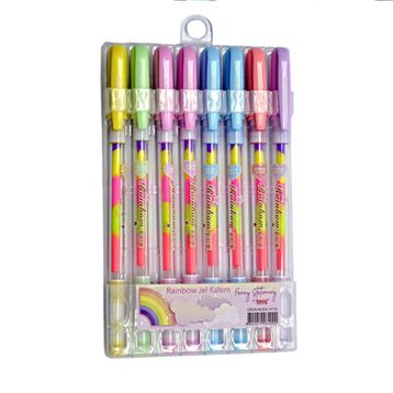 Taros Unick Color Rainbow 8'li Jel Kalem