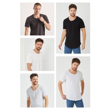 Tarz Cool TCPS001R56S Kırık Beyaz Erkek T-shirt