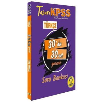 Tasarı Yayınları Kpss Türkçe 30'da 30 Net Garanti Soru Bankası