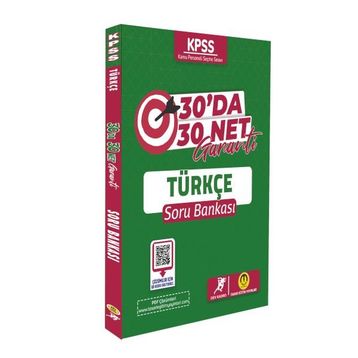 Tasarı Yayınları Kpss Türkçe 30'da 30 Net Garanti Soru Bankası