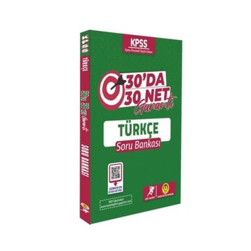 Tasarı Yayınları Kpss Türkçe 30'da 30 Net Garanti Soru Bankası