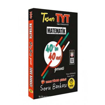 Tasarı Yayınları TYT Matematik 40'ta 40 Net Soru Bankası