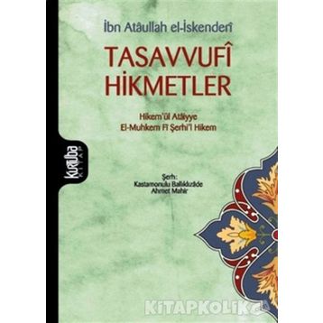 TASAVVUFI HIKMETLER - ATÂULLAH İSKENDERÎ