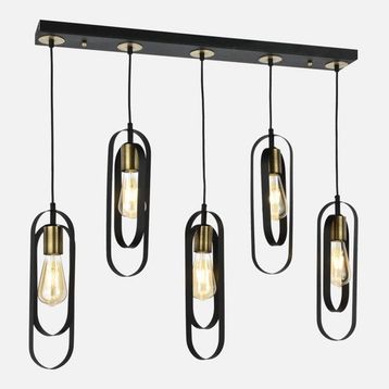Taşcan Aydınlatma Esse Modern 5'li Metal Sarkıt Avize