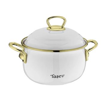 Taşev Sultan 16 cm Beyaz Tencere