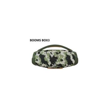 Tastech Booms Box3 Speaker Şarjlı LED Işıklı Kablosuz Kahverengi Bluetooth Hoparlör