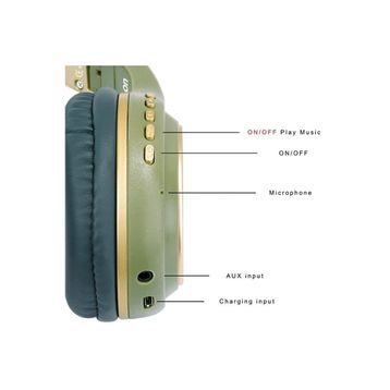 Tastech BT-1607 Yeşil Bluetooth Kulaklık