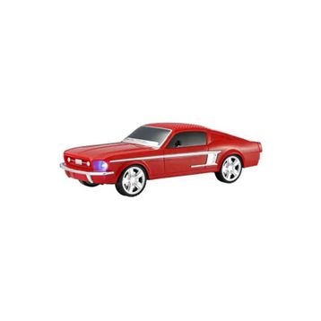 Tastech Klasik Mustang Model Araba Led Işıklı Kırmızı Bluetooth Hoparlör