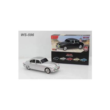 Tastech WS596 Klasik Jaguar Model Araba Gümüş Bluetooth Hoparlör