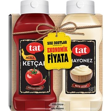 Tat Sıkı Dostlar 650 gr Ketçap + 560 gr Mayonez