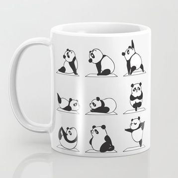 TatFast Panda Panda Panda Kupa Bardak